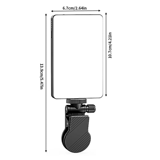 Clearance_Smartphone Selfie Light Selfie Video Conference Light Portable LED Light Compatible For Cell Phone IPad Laptop Camera_