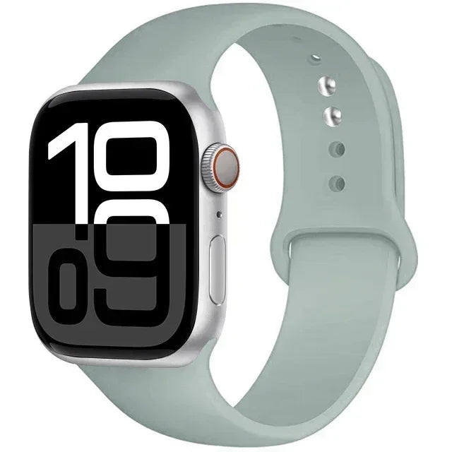 Silicone Band For Apple iWatch series S10 46mm 42mm straps 44mm 45mm 40mm 41mm sport bracelet 8 7 6 5 4 3 SE 9 Ultra 2 49mm band
