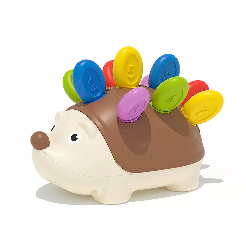 Sensory Hedgehog Toys Toddler Montessori Fine Motor Toys Baby Preschooler Educational Sensory Travel Toys for Age 1 2 3 4 Year