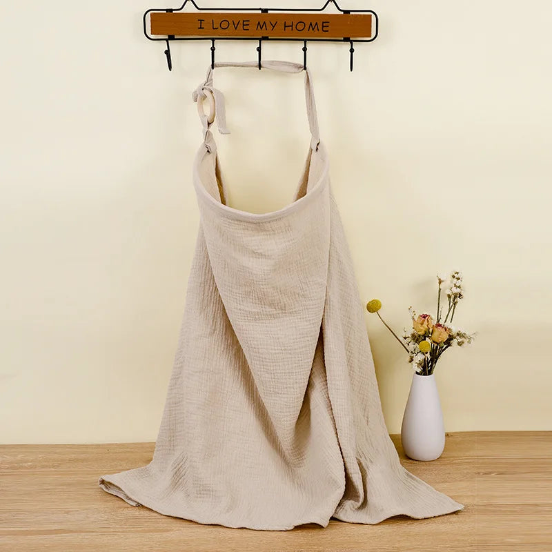 Mother Outing Breastfeeding Cover Cotton Baby Feeding Nursing Covers Adjustable Privacy Breastfeeding Apron Stroller Blanket