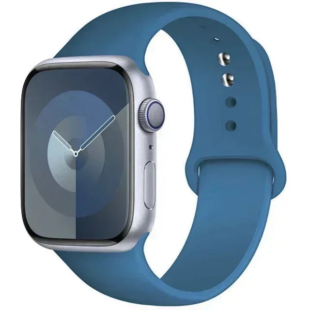 Silicone Band For Apple iWatch series S10 46mm 42mm straps 44mm 45mm 40mm 41mm sport bracelet 8 7 6 5 4 3 SE 9 Ultra 2 49mm band