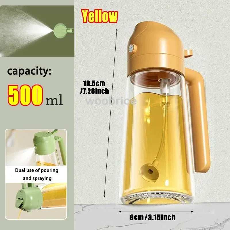 Oil Dispenser Seasoning Accessories Oil Cruet Bottle Oil Spray Kitchen Utensils for Kitchen Barbecue Oils Sprayer Container