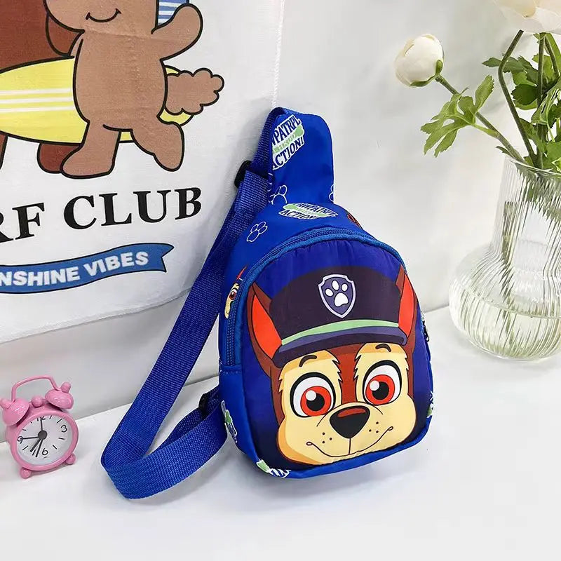 Paw Patrol Chest Bag Kids Children Mini Outdoor Shoulder Bags Boys Girls Paw Patrol Bag Costume Accessories Students Baby Bag