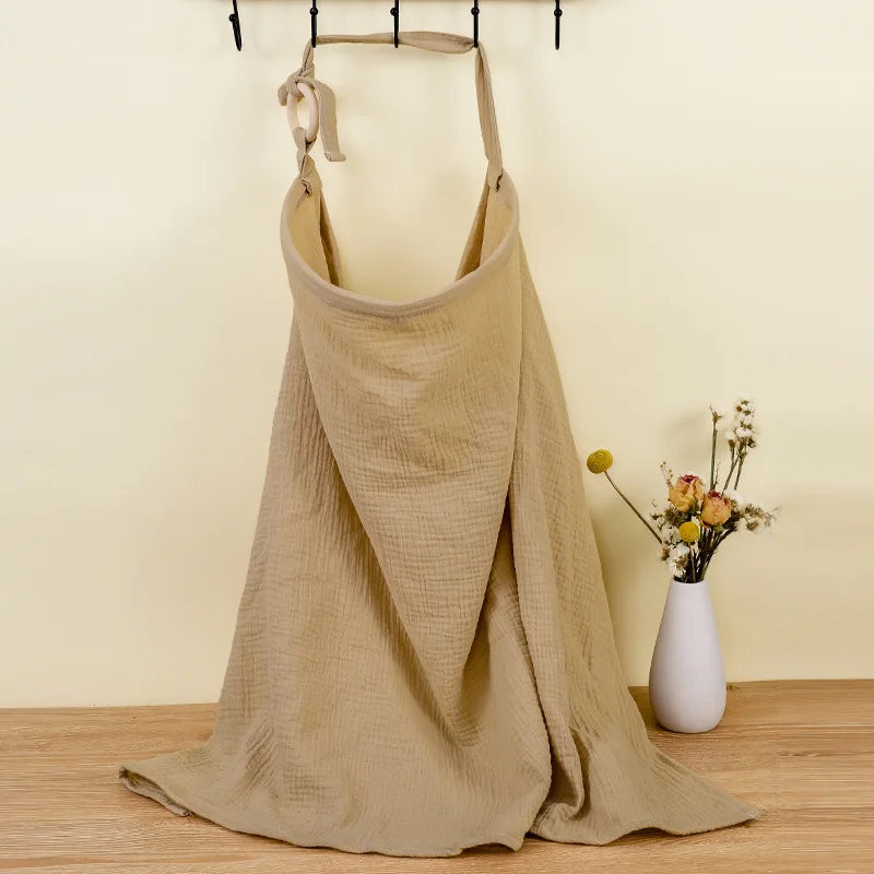 Mother Outing Breastfeeding Cover Cotton Baby Feeding Nursing Covers Adjustable Privacy Breastfeeding Apron Stroller Blanket