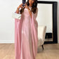 Ramadan Eid Summer Satin Batwing Abaya Dubai Women Islam Muslim Maxi Kaftan Dresses Kebaya Caftan Marocain Robe Femme Musulmane