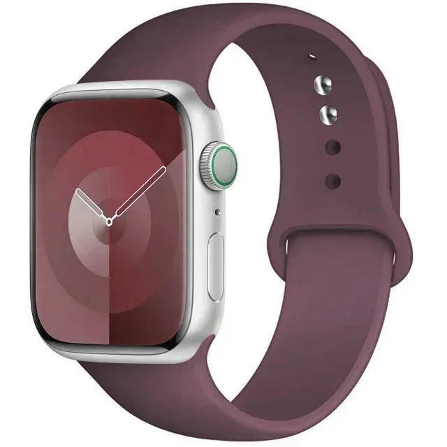 Silicone Band For Apple iWatch series S10 46mm 42mm straps 44mm 45mm 40mm 41mm sport bracelet 8 7 6 5 4 3 SE 9 Ultra 2 49mm band