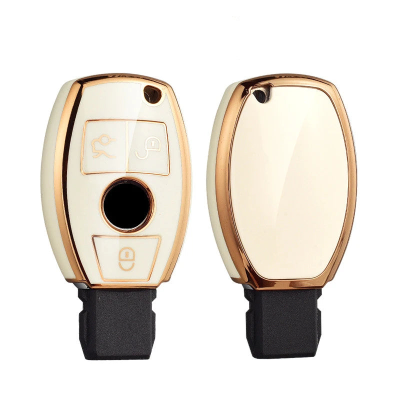 HOT TPU Car Key Case Cover Shell Fob For Mercedes Benz A C E S Class W204 W205 W212 W213 W176 GLC CLA AMG W177 Auto Accessories