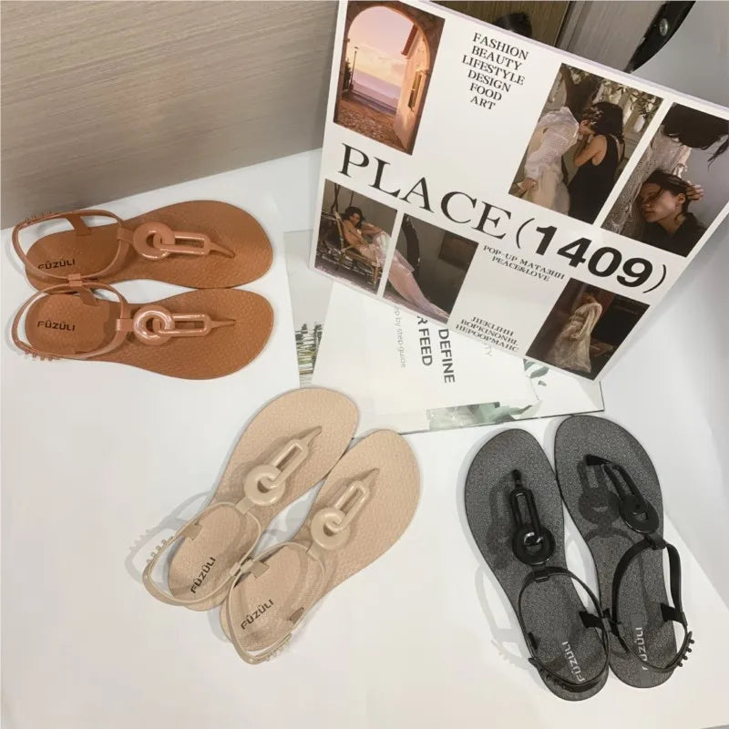 Women Sandals Shoes Summer Open Toe Sandals Ladies Outdoor Ladies Shoes Retro Women's Sandals Beach Footwear Women Sandal Female