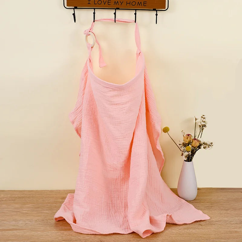 Mother Outing Breastfeeding Cover Cotton Baby Feeding Nursing Covers Adjustable Privacy Breastfeeding Apron Stroller Blanket