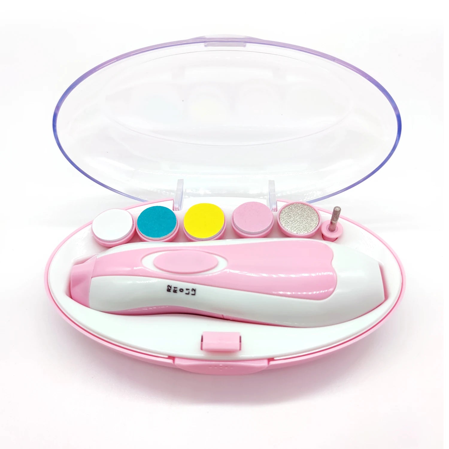 Electric Baby Nail File Nail Clipper Toddler Toenail Care Set Nail Scissors Blue Pink Boys Girls Safe Not To Hurt Baby Hands