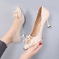 women cute high quality spring & summer stiletto heel shoes lady classic beige comfort sexy party night club heel pumps b19