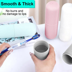 Travel toileting cup toothbrush cup toothpaste storage box portable dental appliance box toothbrush bucket simple mouthwash cup