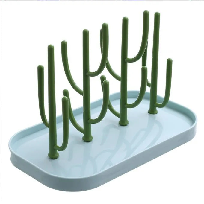 Baby Tree-shaped Milk Bottle Drain Rack, Dust-proof Milk Bottle Holder, Cup Drain Rack Easter Gift