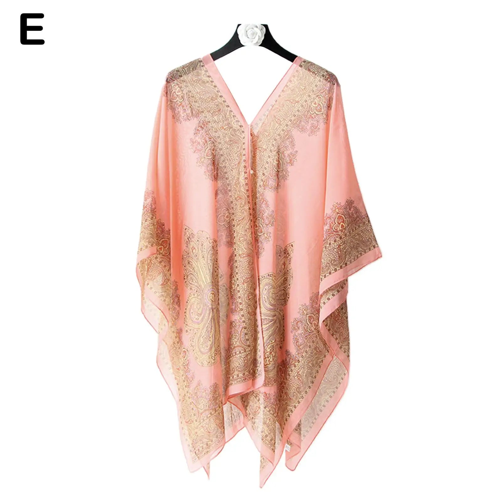 2025 Women Chiffon Beach Cover Up Kaftan Tunic Dress Bikini Swimsuit Sarong Pareo Bathing Suit Resort Wear Swimwear Loose