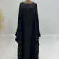 Ramadan Satin Abaya Islam Muslim Summer Batwing Sleeve Maxi Dress Kebaya Abayas For Women Kaftan Robe Musulmane Femme Vestidos