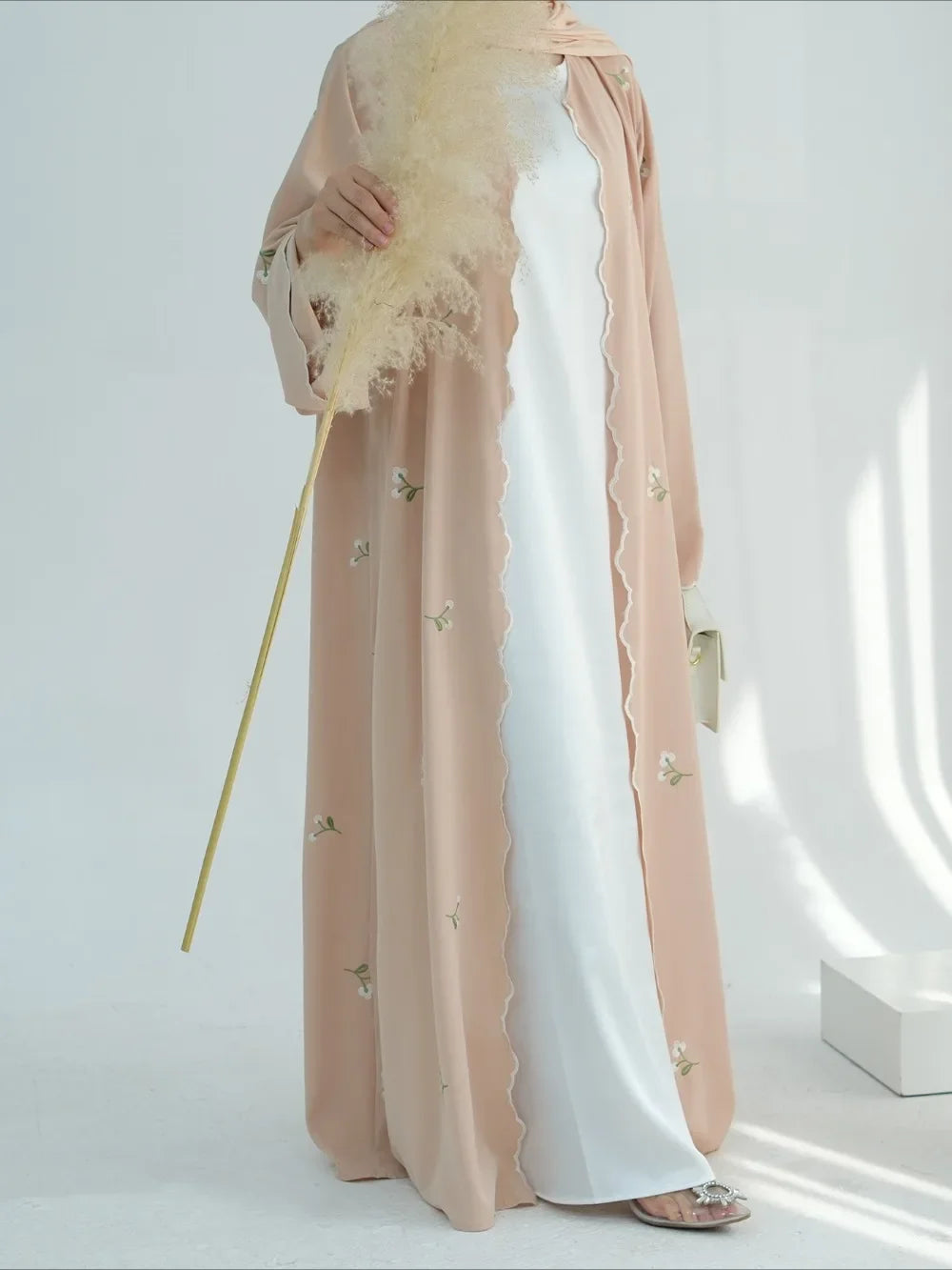 Eid Muslim Abaya for Women Embroidery Cardigan Dresses Abayas Ramadan Morocco Dubai Jalabiya Kaftan Vestidos Arab Long Robe 2025