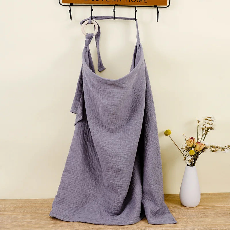 Mother Outing Breastfeeding Cover Cotton Baby Feeding Nursing Covers Adjustable Privacy Breastfeeding Apron Stroller Blanket