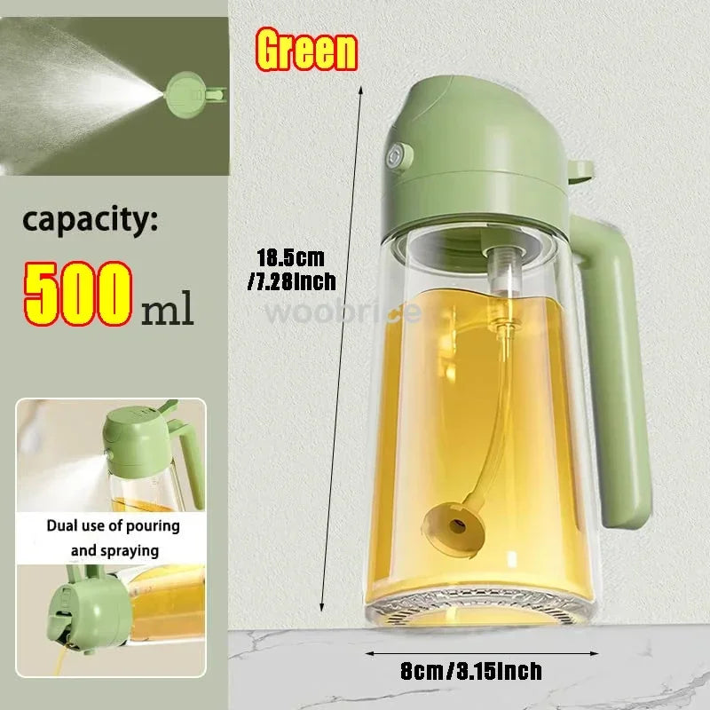 Oil Dispenser Seasoning Accessories Oil Cruet Bottle Oil Spray Kitchen Utensils for Kitchen Barbecue Oils Sprayer Container