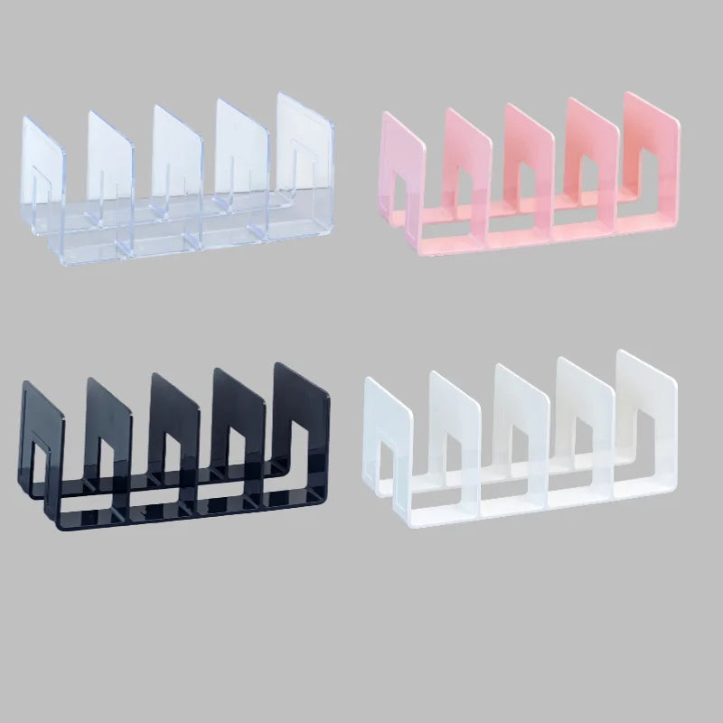 Acrylic handbag storage rack handbag divider organizer luxury bags storage rack for women transparent partition display cabinet