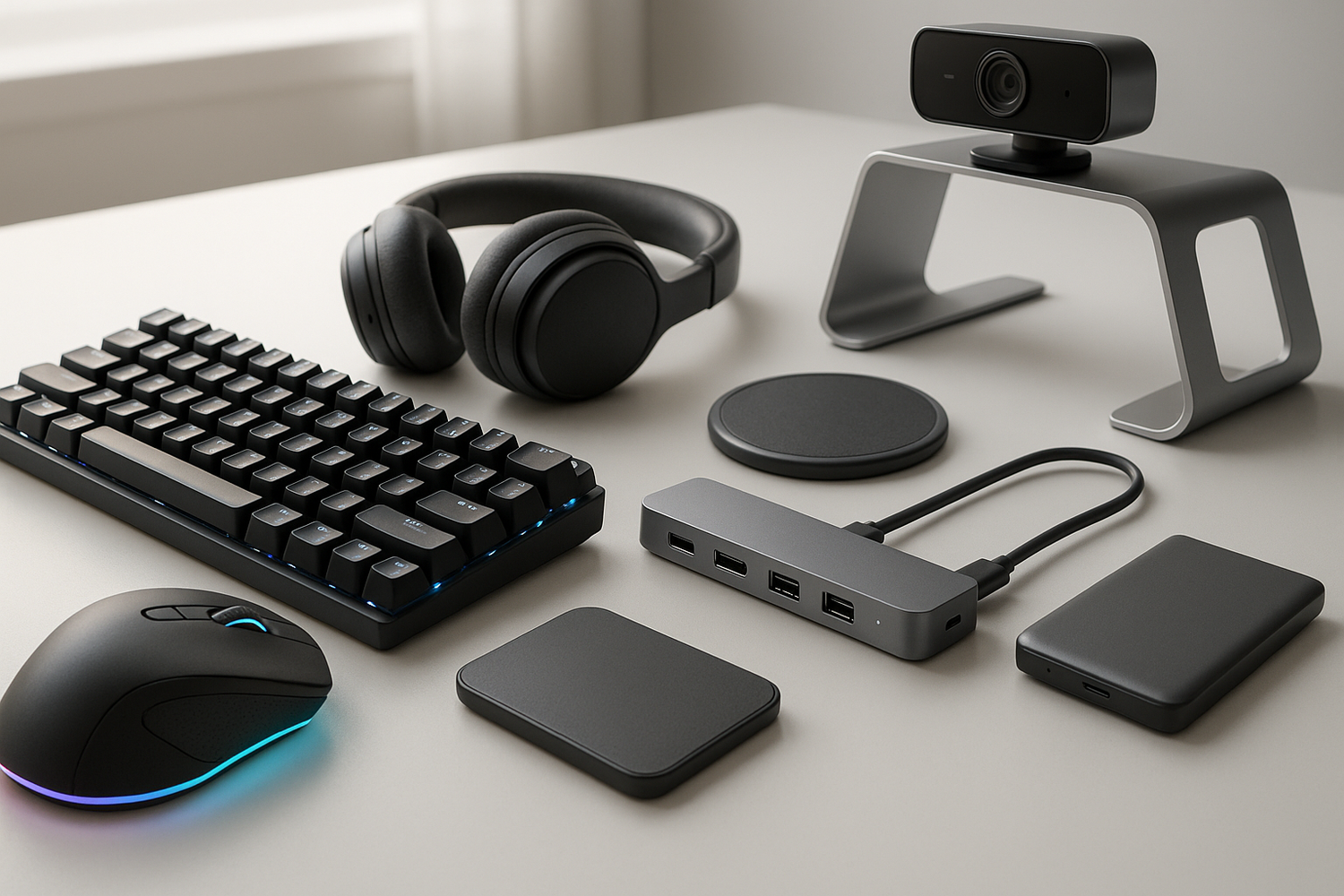 create an image of computer accessories