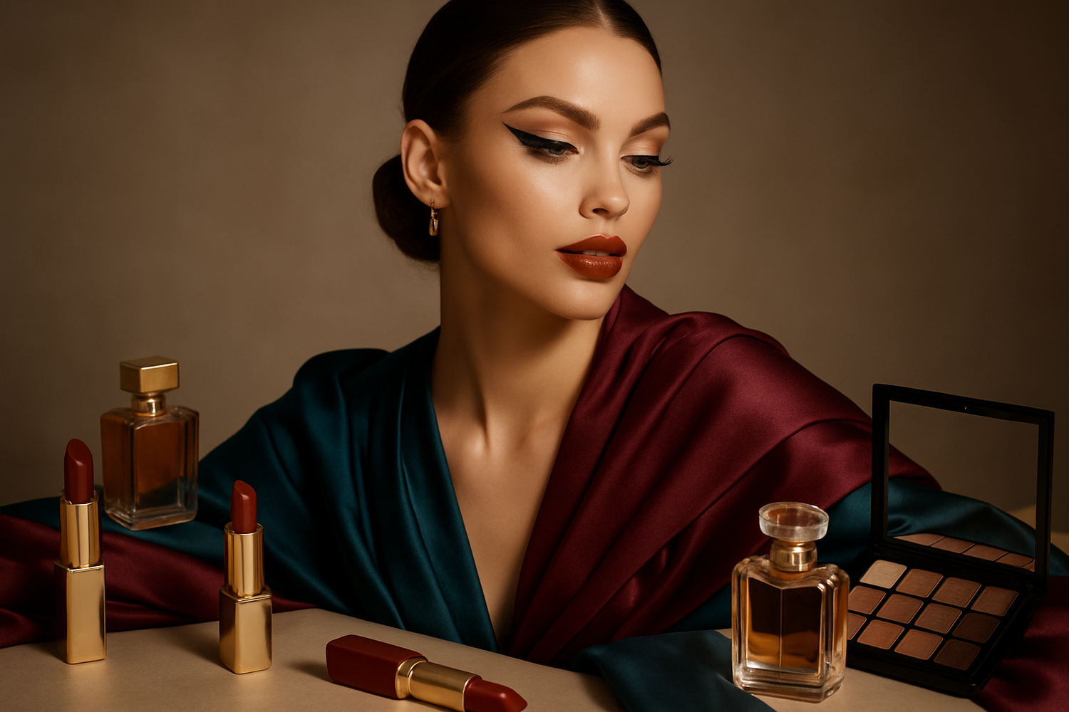 creatre an image od fashion and beauty