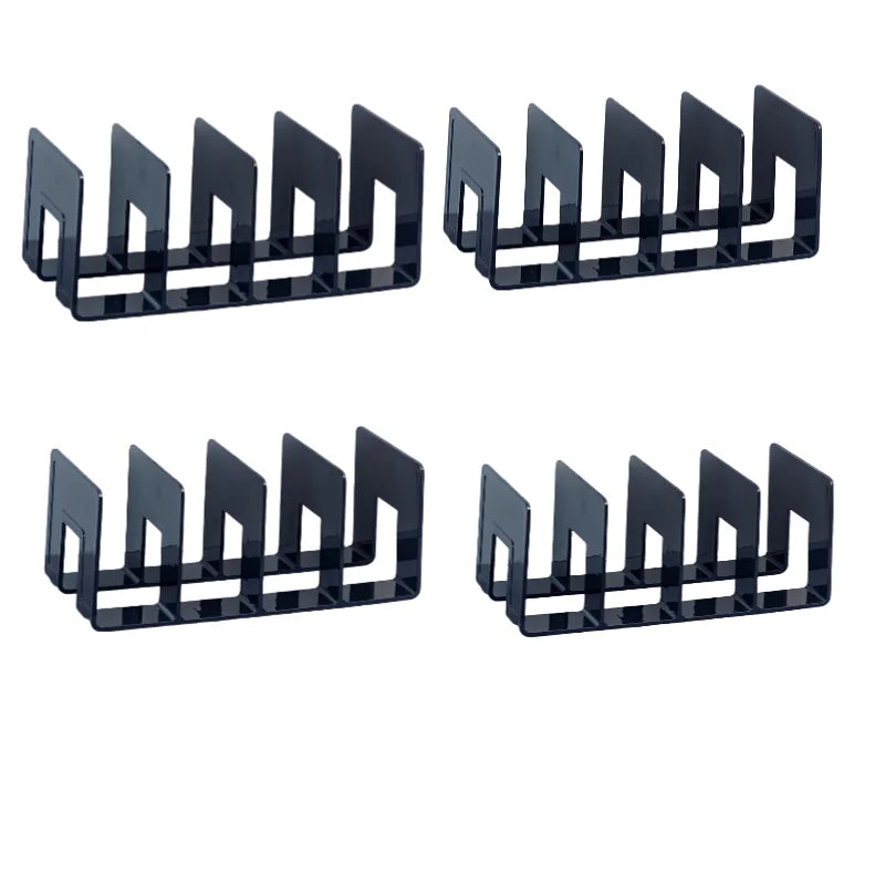 Acrylic handbag storage rack handbag divider organizer luxury bags storage rack for women transparent partition display cabinet