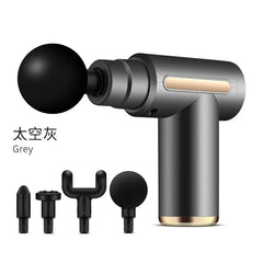 Portable Button Fascia Gun Deep Tissue Massage Mini Lightweight and Adjustable Speed Massage Equipment Suitable for the Body