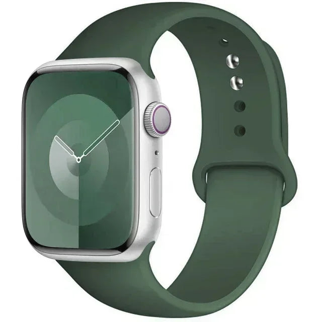 Silicone Band For Apple iWatch series S10 46mm 42mm straps 44mm 45mm 40mm 41mm sport bracelet 8 7 6 5 4 3 SE 9 Ultra 2 49mm band