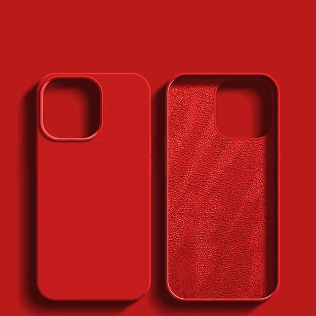 Original Liquid Silicone Case For iPhone 15 13 14 12 11 16 Pro Max Cover For iPhone 16 15 Plus Shockproof Case Phone Accessories