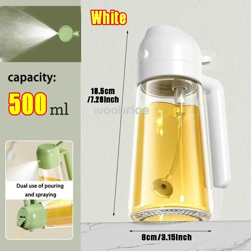 Oil Dispenser Seasoning Accessories Oil Cruet Bottle Oil Spray Kitchen Utensils for Kitchen Barbecue Oils Sprayer Container