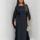 Ramadan Eid Summer Satin Batwing Abaya Dubai Women Islam Muslim Maxi Kaftan Dresses Kebaya Caftan Marocain Robe Femme Musulmane