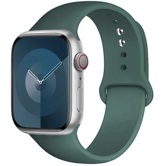 Silicone Band For Apple iWatch series S10 46mm 42mm straps 44mm 45mm 40mm 41mm sport bracelet 8 7 6 5 4 3 SE 9 Ultra 2 49mm band