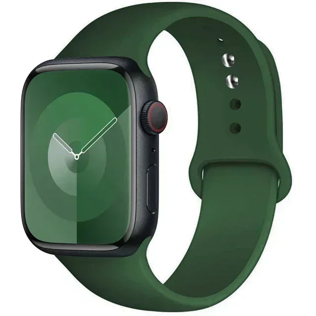 Silicone Band For Apple iWatch series S10 46mm 42mm straps 44mm 45mm 40mm 41mm sport bracelet 8 7 6 5 4 3 SE 9 Ultra 2 49mm band