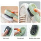 1 Multifunctional Cleaning Shoe Brush Soft Automatic Liquid Shoe Brush Soap Brush with Hook Cleaning Tool, Tiny and Convenient