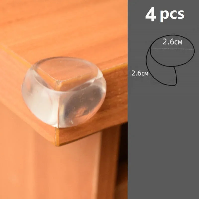 4/10/20pcs Baby Safety Corner Silicone Protector Table Soft Transparent Children Anti Collision Corner Edge Protection Guards