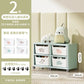 Adjustable Kids Bookshelf - 200LBS Capacity Floor-Standing Organizer for Toys/Books, Eco ABS Plastic Children's Bookshelf