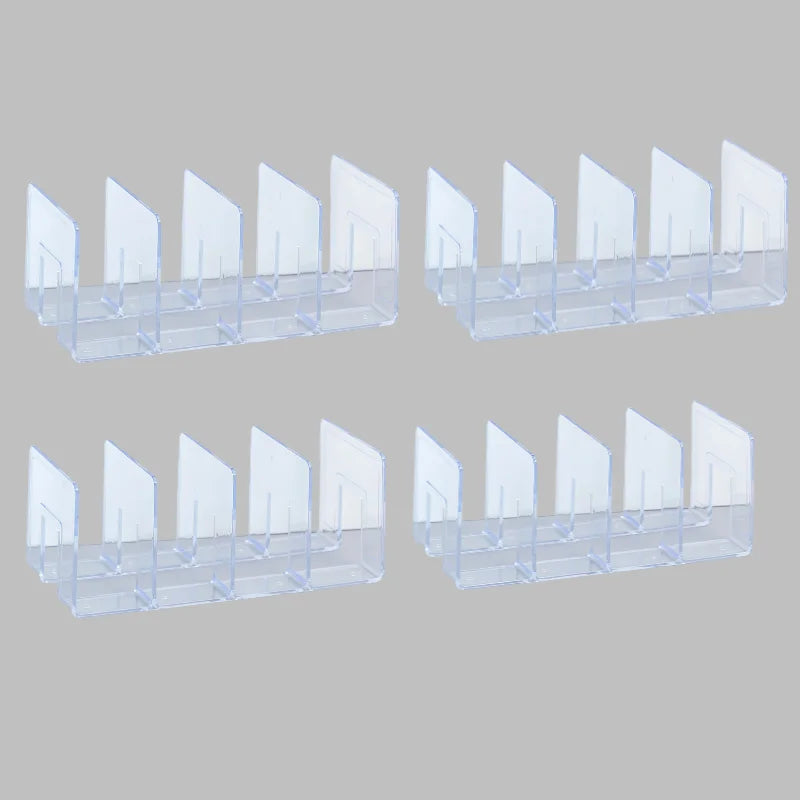 Acrylic handbag storage rack handbag divider organizer luxury bags storage rack for women transparent partition display cabinet